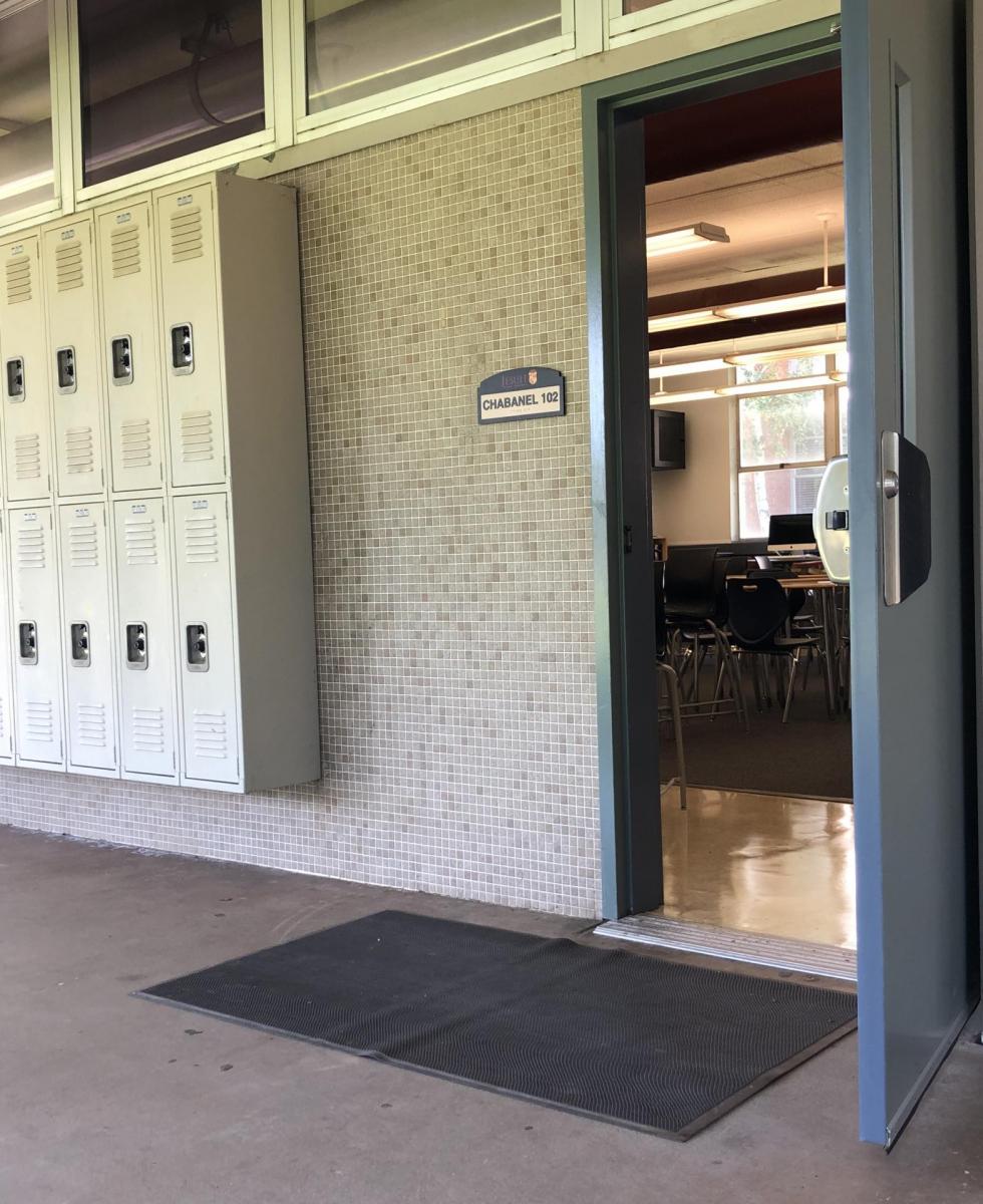 open classroom door