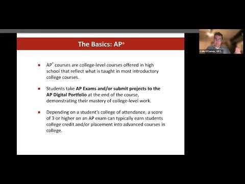 AP & College Info Night Webinar Recording